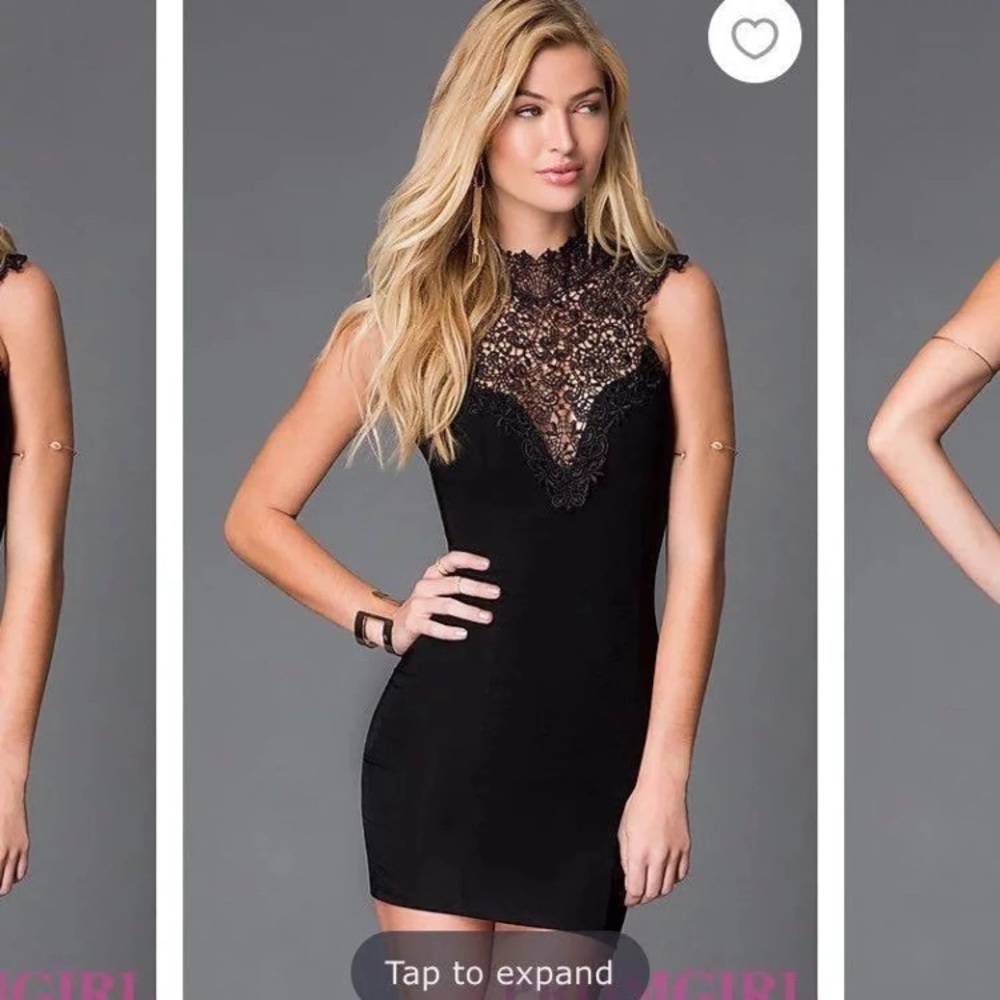 NEW prom girl little black homecoming dress